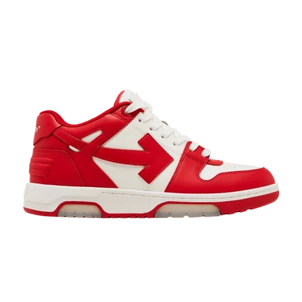 Кроссовки Off-White Out of Office 2024, красно-белые