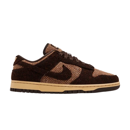 Женские кроссовки Harris Tweed x Nike Dunk Low «Sesame»
