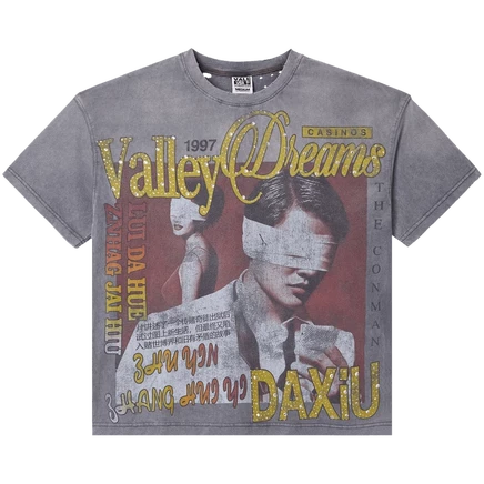 Мужская футболка Vale Forever Charcoal Casino, серая
