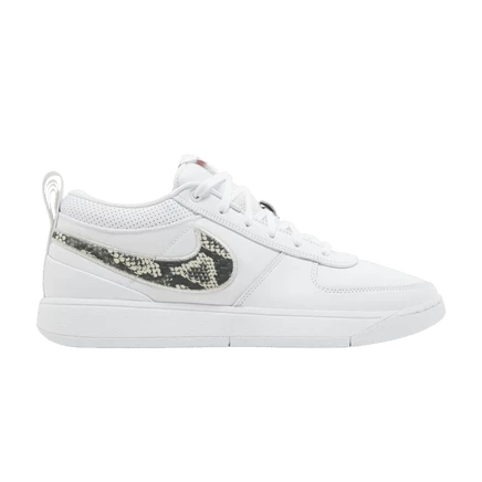 Кроссовки nike book 1 rattlesnake, белые