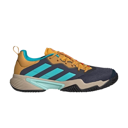 Кроссовки Adidas Barricade, сине-желтые