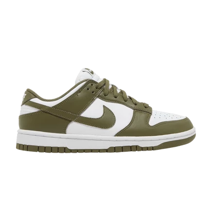 Женские кроссовки Nike Dunk Low Medium Olive, оливковые