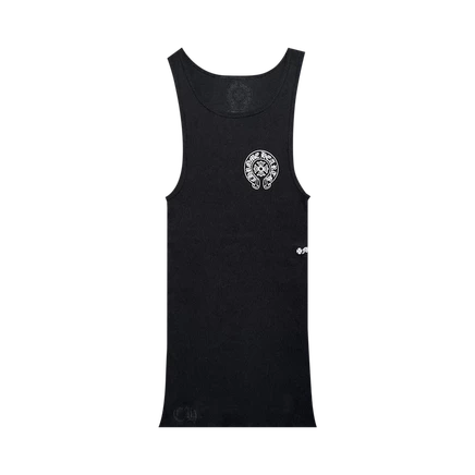 Майка Chrome Hearts «Horseshoe Logo», черная