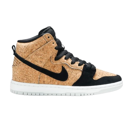 Кроссовки Nike Dunk High Premium SB Cork, коричневые