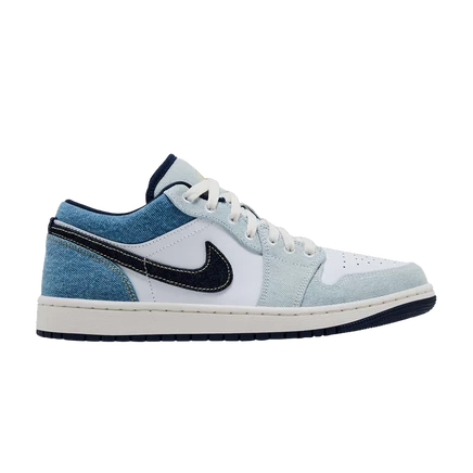 Кроссовки Air Jordan 1 Low Denim, синие