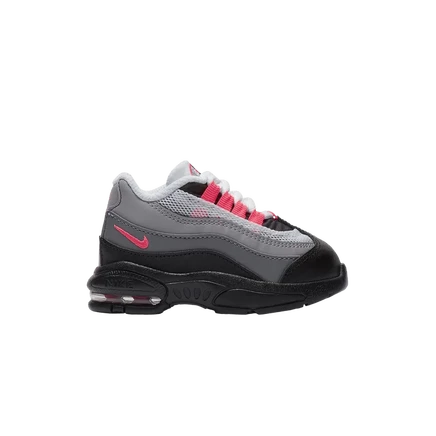 Детские кроссовки Nike Air Max 95 TD «Solar Red», серые