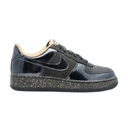 Женские кроссовки Nike Air Force 1 '07 Black Gold, черные