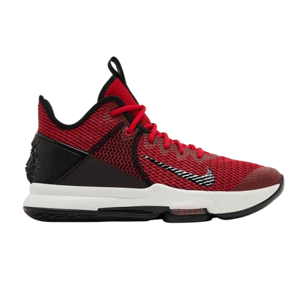 Кроссовки nike lebron witness 4, красные