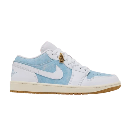 Женские кроссовки Air Jordan 1 Low SE Worn Blue, синие