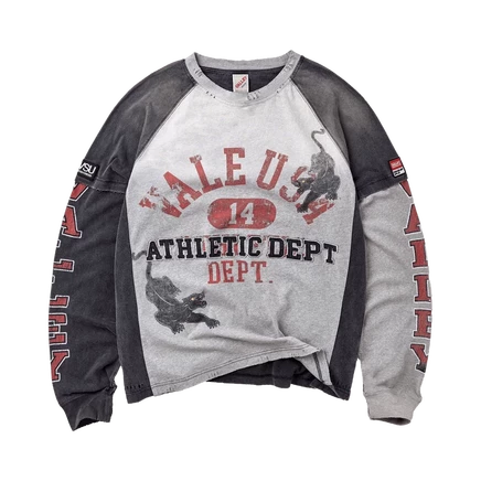 Мужская футболка с длинным рукавом Vale Forever Varsity, серая