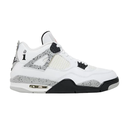 Кроссовки Air Jordan 4 Retro OG x Interscope, белые