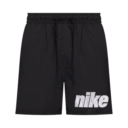 Шорты Nike Club Flow, черные с белой отделкой