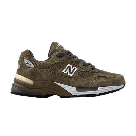 Кроссовки New Balance 992 Made in USA Teddy Santis, оливковые