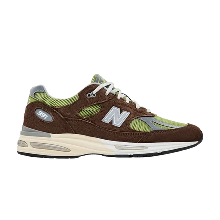 Кроссовки New Balance 991v2 «Reverse», коричневые