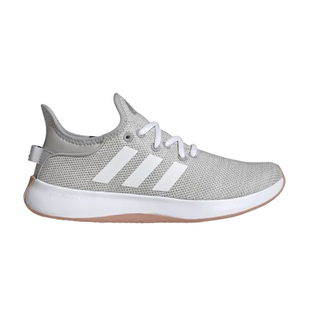 Женские кроссовки adidas cloudfoam pure grey clay, серые