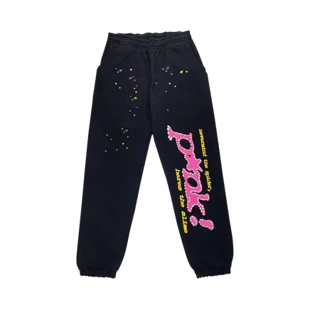 Спортивные штаны SP5DER P*nk, черные