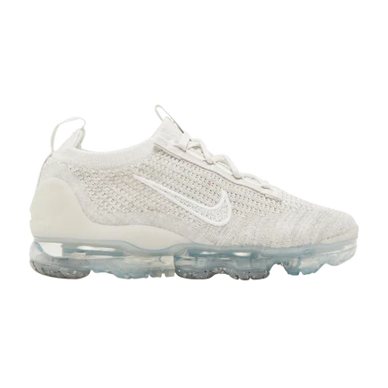 Кроссовки Nike Wmns Air VaporMax 2021 Flyknit 'Phantom Metallic Silver' белого цвета