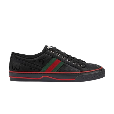 Женские кроссовки Gucci Tennis 1977 Off the Grid Low, черные