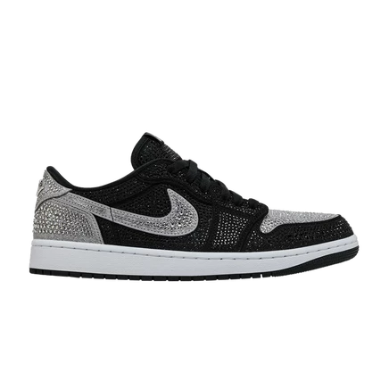 Женские кроссовки Air Jordan 1 Swarovski «Shadow», серые
