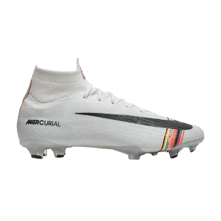 Мужские бутсы Nike Mercurial Superfly 6 Elite FG, белые