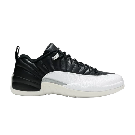Мужские кроссовки Air Jordan 12 Retro Low «Playoffs», черные