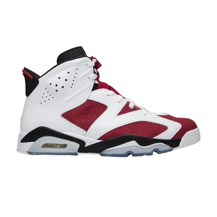 Кроссовки Air Jordan 6 Retro 2014 «Carmine», бело‑красные