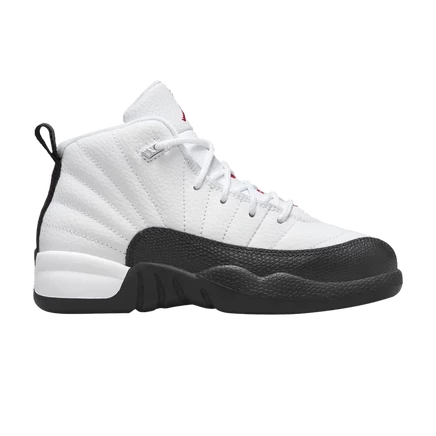 Детские кроссовки Air Jordan 12 Retro PS Taxi Flip, белые