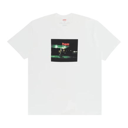 Футболка Supreme Hell 'White' белая