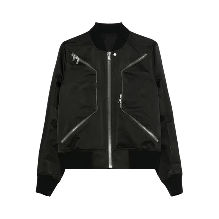 Куртка Rick Owens Heizer Flight Jacket, черная