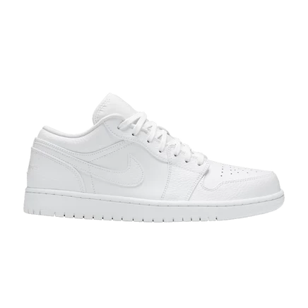 Кроссовки Air Jordan 1 Low Triple White, белые