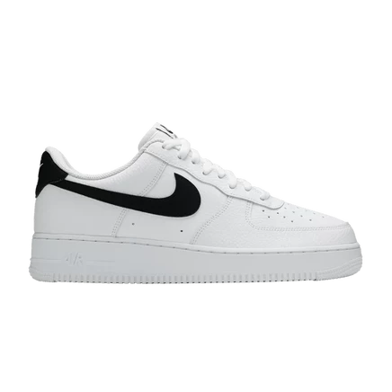 Кроссовки Nike Air Force 1 '07 низкие, белые с черным