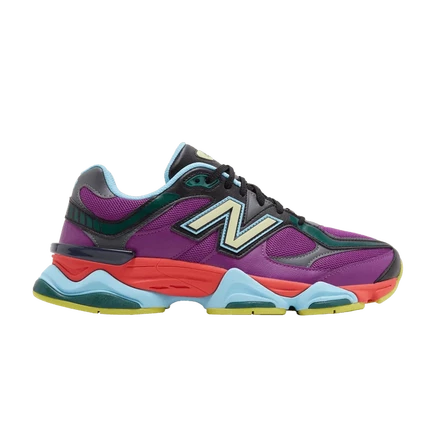 Кроссовки New Balance 9060 Neon Nights Pack, фиолетовые