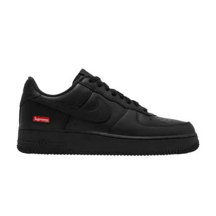 Мужские кроссовки Nike Air Force 1 Low Supreme, черные
