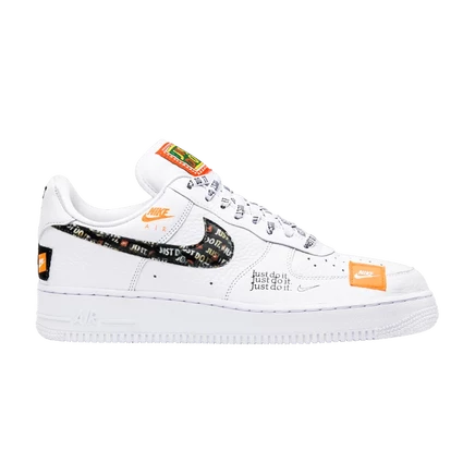 Кроссовки Nike Air Force 1 Low ′07 PRM «Just Do It», белые