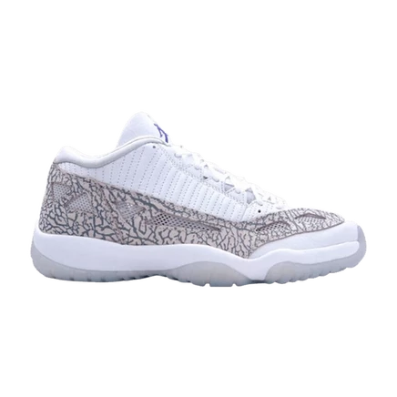 Кроссовки Air Jordan 11 Retro Low IE «Cobalt», белые