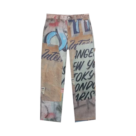 Мужские рабочие штаны Stussy Alfonso, разноцветные