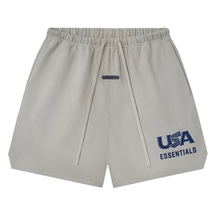 Унисекс шорты Fear Of God Essentials USA Jersey, серые