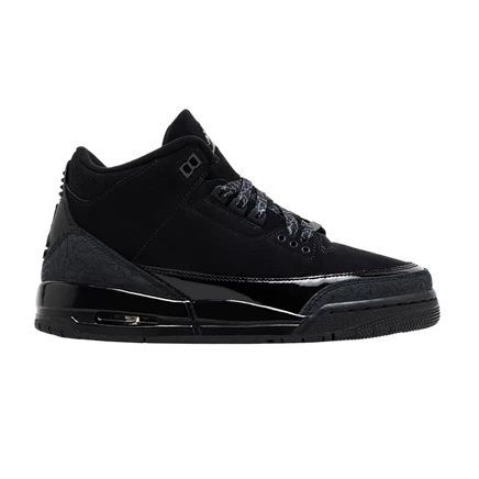 Детские кроссовки Air Jordan 3 Retro GS Black Cat, черные