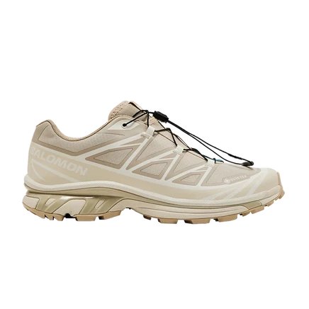 Кроссовки Salomon XT-6 GORE-TEX Almond Milk, кремовые