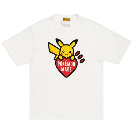 Мужская футболка HUMAN MADE x Pokemon Made, белая