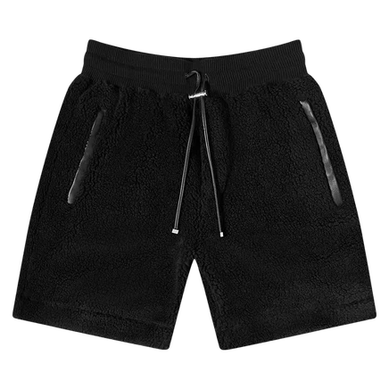 Шорты Amiri Polar Fleece, черные