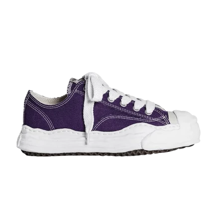 Кроссовки Maison Mihara Yasuhiro Hank Canvas Low, фиолетовые