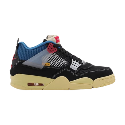 Кроссовки Air Jordan 4 Retro x Union LA, черные