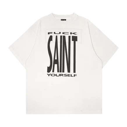 Футболка SAINT Mxxxxxx Saint, белая