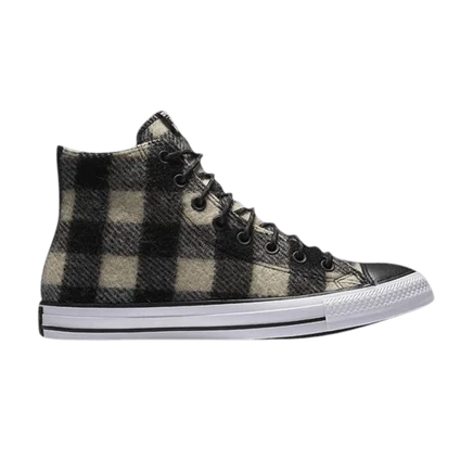 Кеды Converse Chuck Taylor All Star High Woolrich, бело-черные