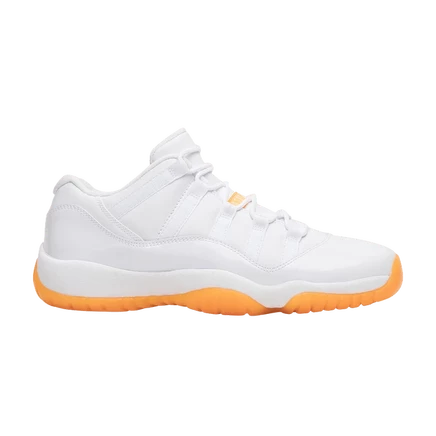 Детские кроссовки Air Jordan 11 Low GG «Citrus», белые