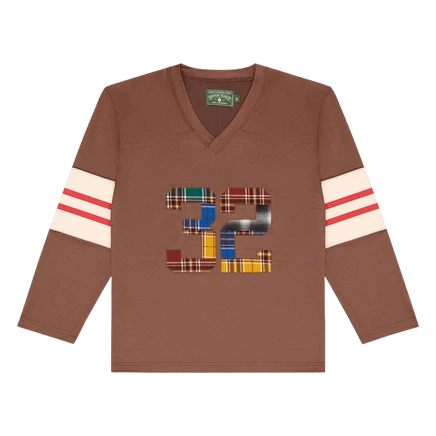 Мужская джерси Denim Tears JB Football, коричневая