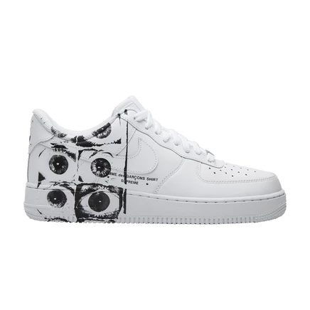 Кроссовки Nike Air Force 1 Low «Supreme CDG Eyes», белые