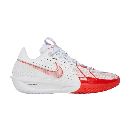 Кроссовки Nike Air Zoom GT Cut 3, белые с красным