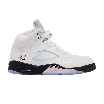 Кроссовки Air Jordan 5 Retro, бело-розовые